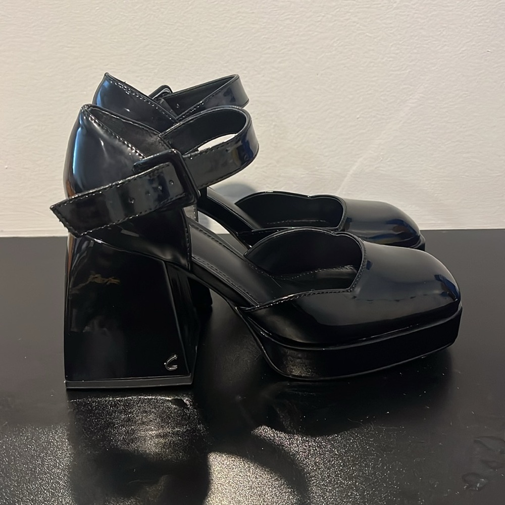 Back platform pumps - Picture 3 of 6